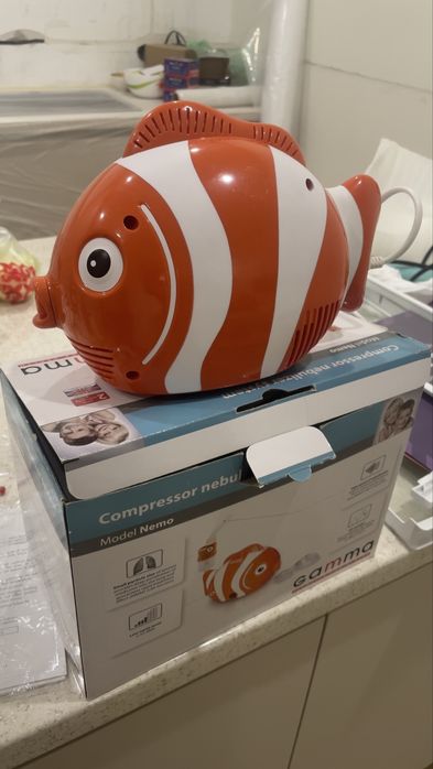 Компрессорный небулайзер Gamma Nemo (рыбка) — новый