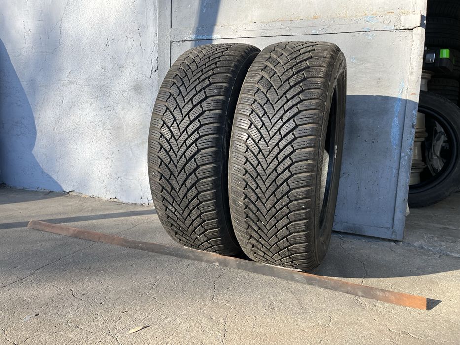 2 бр. зимни гуми 205/55/16 Continental 7 mm DOT 3818