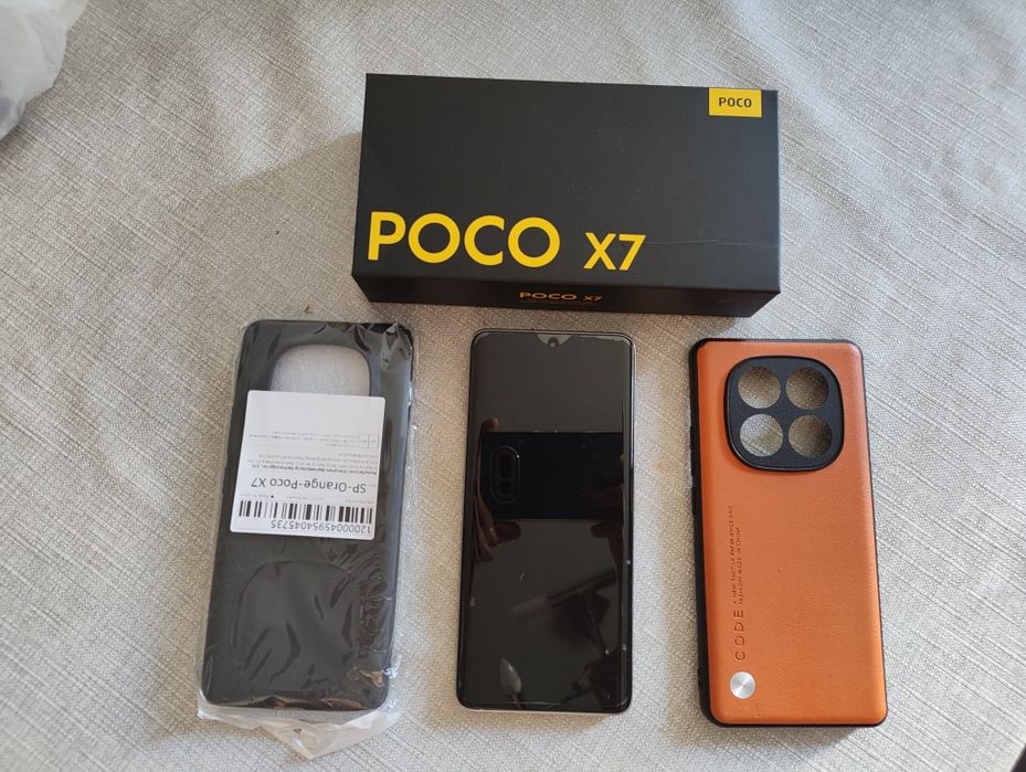Poco X7 12gb/512gb Сив с ГАРАНЦИЯ + зарядно