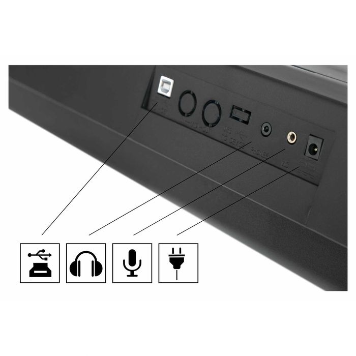 Set Orga FunKey 61 Edition Touch BK + stativ + bancheta