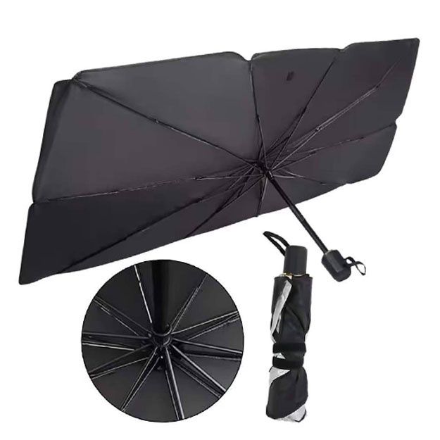 Солнцезащитная шторка зонт, автомобильный, на лобовое стекло