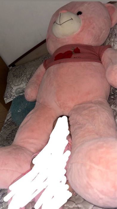 Тедди мишка розовая