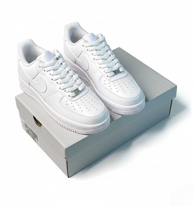 Adidasi Nike Air Force 1 Triple White - Air Force White
