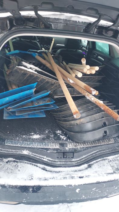 Lopeti zăpadă noi. Plastic Sau Metal Costum Mos Crăciun adul