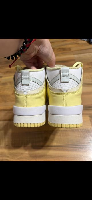 Vand Nike Dunk High Up Light Yellow Marimea 39