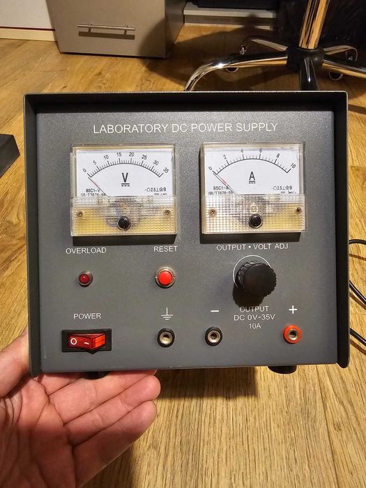 Sursa curent laborator analogica 35V- 10A ESTE NOUA NEFOLOSITA