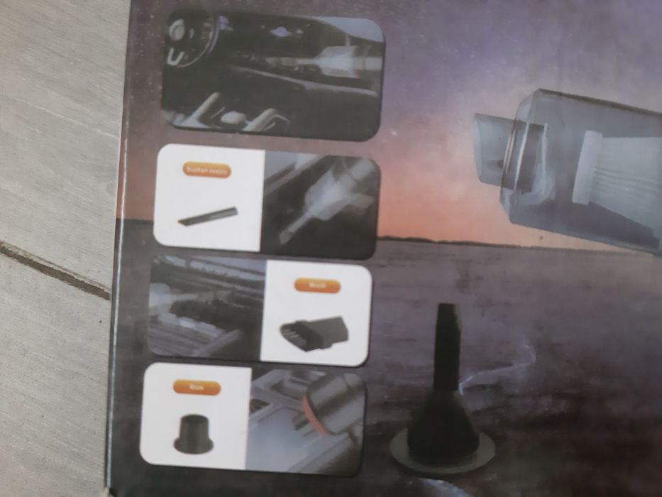 Aspirator auto portabil 2 funcții utile