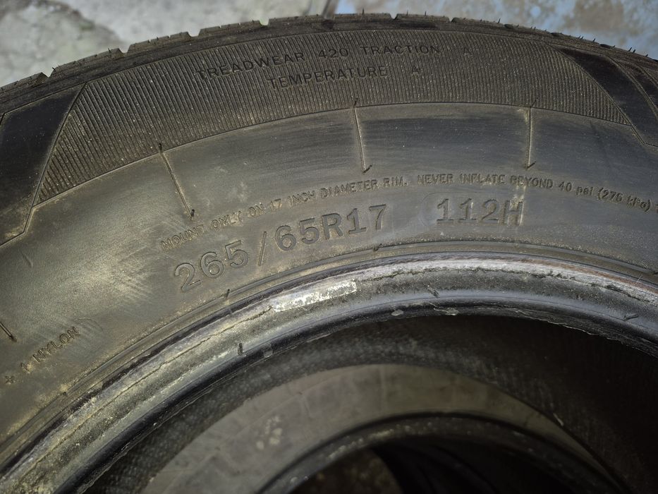 Летние шины.265/70 R17