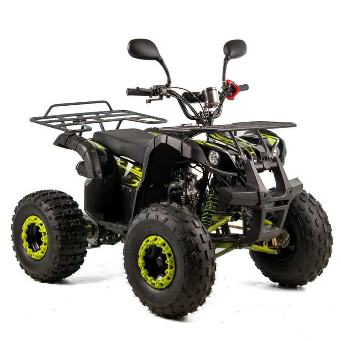 Atv copii XTR 006 Phyton, roti 8 inch, 125cc, 4 timpi, 1+1, gri/lime