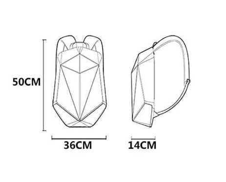 Аеродинамична раница за мотор carbon чанта мото мотоциклет