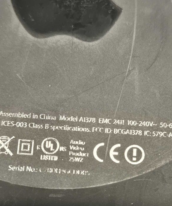 Apple TV 2nd Generation (Второ поколение), модел A1378