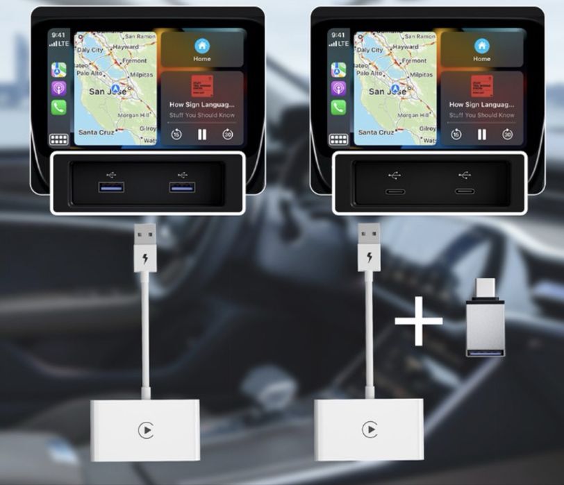 Adaptor CarPlay iPhone