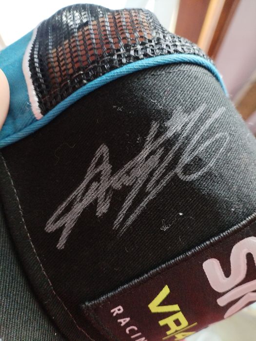 Оригинална шапка на Valentino Rossi подпис автограф