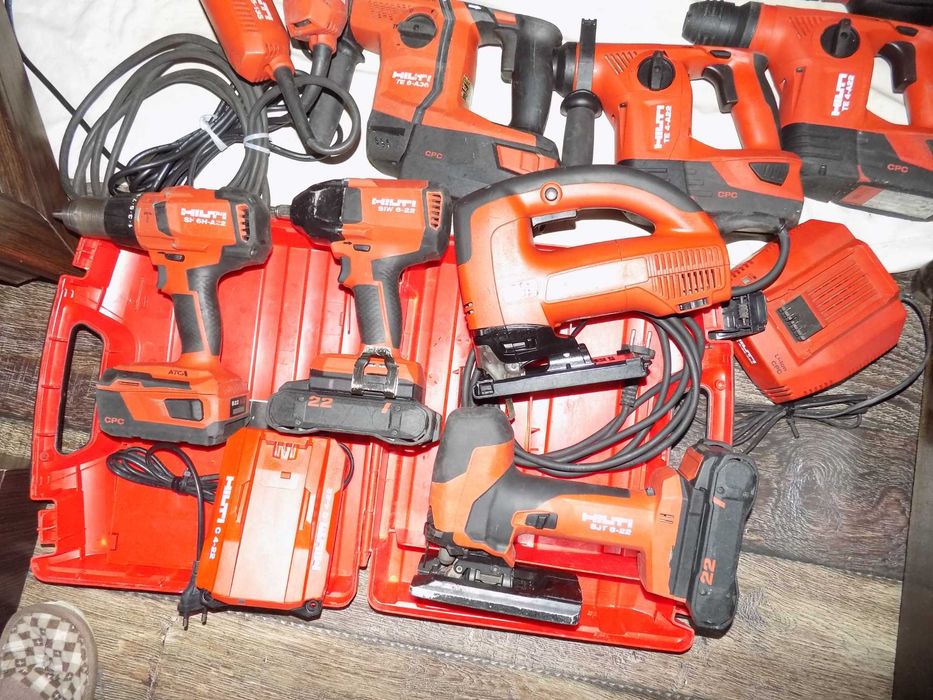 Scule Hilti functionale  TE 60 / TE 70 ,  Te 7 C , SR 30 -A36 , SL 6-A22 , Laser PM 2-LG