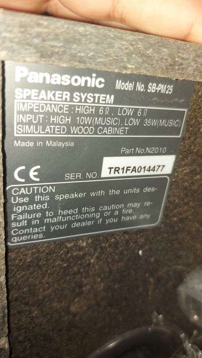 Technics SA-EH550/SH-EH550/RS-EH750/SL-EH550/SB-PM25