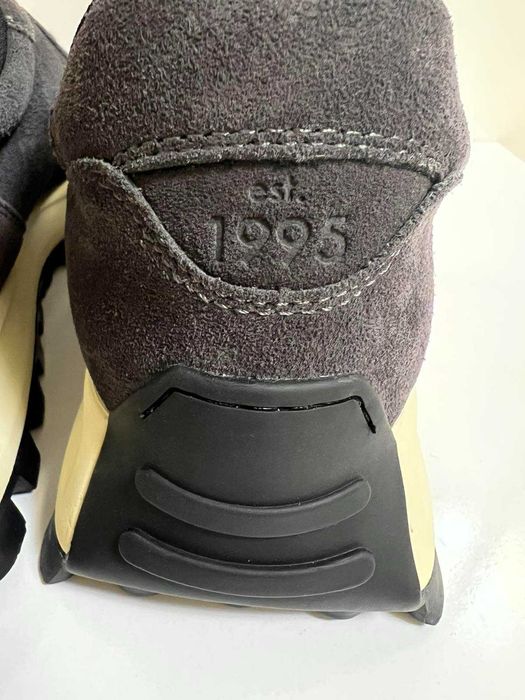 Нови мъжки маратонки LIU JO - COW SUEDE, сив велур, 42, 43, 44