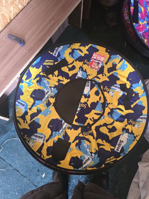 Тюбинги  с пластиковым дном