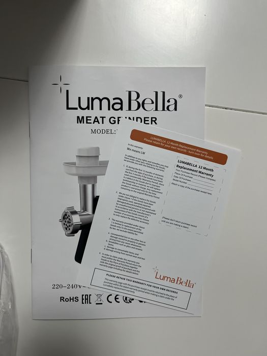Mașină de tocat carne Luma Bella LB-56022 (NOUA)