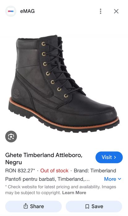 Ghete Timberland barbati