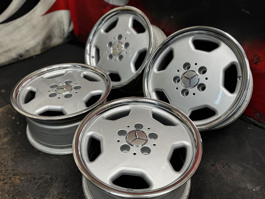 Ретро алуминиеви джанти за Мерцедес, MONOBLOCK, 15 цола, 5х112