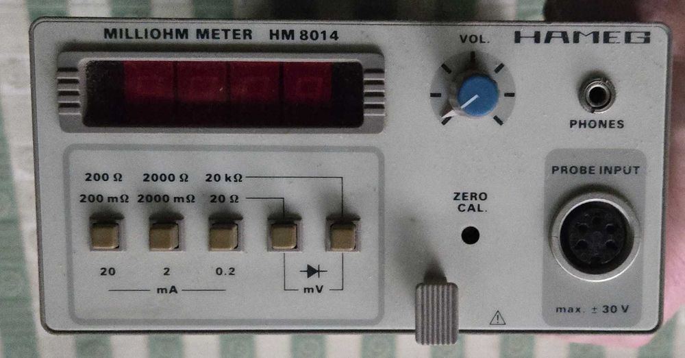 Modul MIliohmetru de precizie Hameg HM8014 (Milliohm Meter)