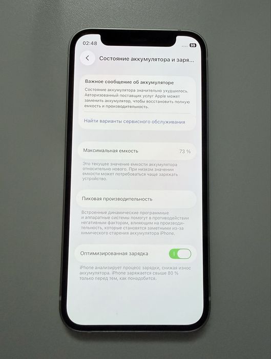 Айфон 12 мини 64гб память
