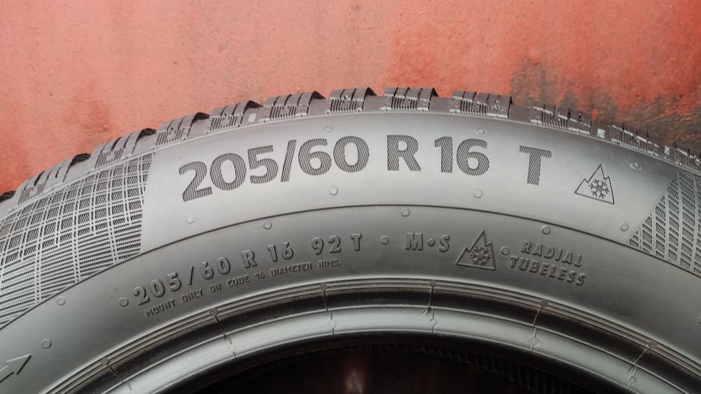 2бр. зимни гуми 205/60/16 Continental Winter Contact 
dot23
6.83mm