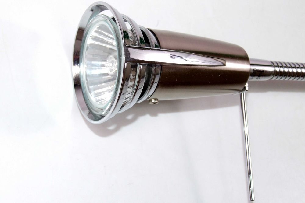 Veioza EGLO, economica, bec halogen, brat flexibil, Made Germany, NOUA