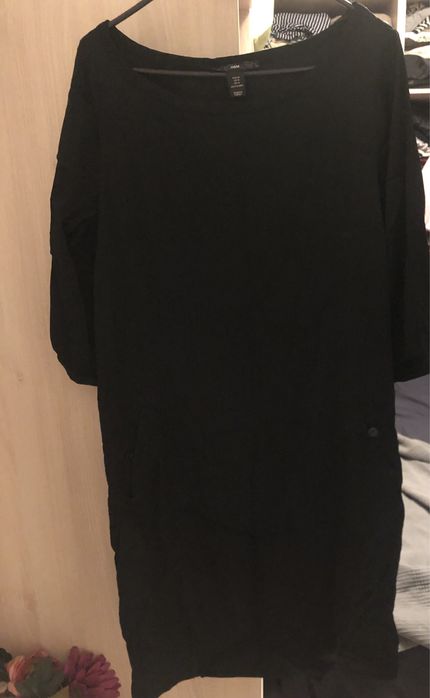 Rochie satin H&M, noua fara eticheta, mar. 40