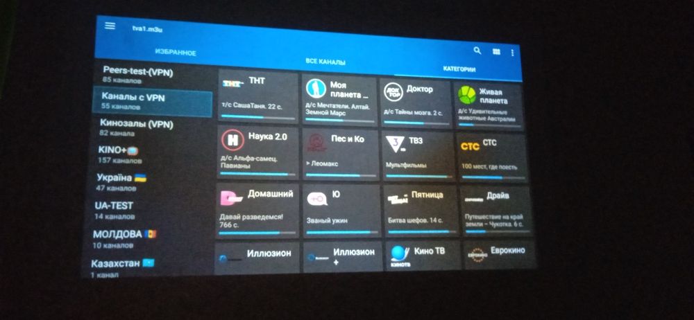 проектор 2000цыфровых каналов