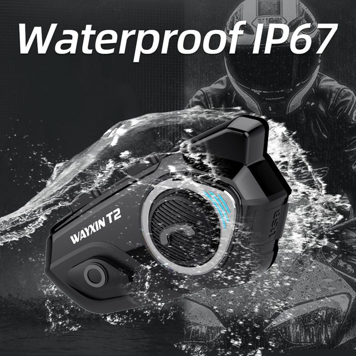 Sistem de comunicare Intercom Wayxin T2, Bluetooth full-duplex 30 NOU