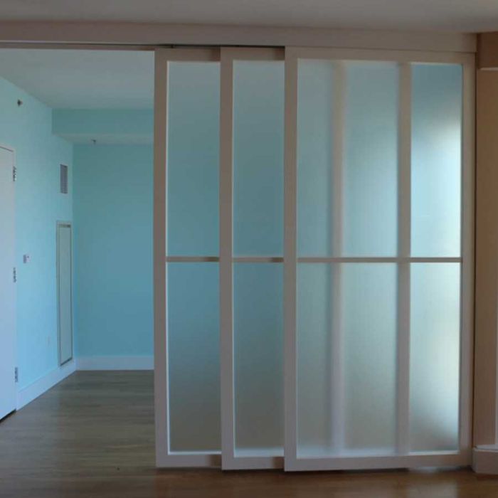 Стеклянные двери и перегородки в стиле Loft