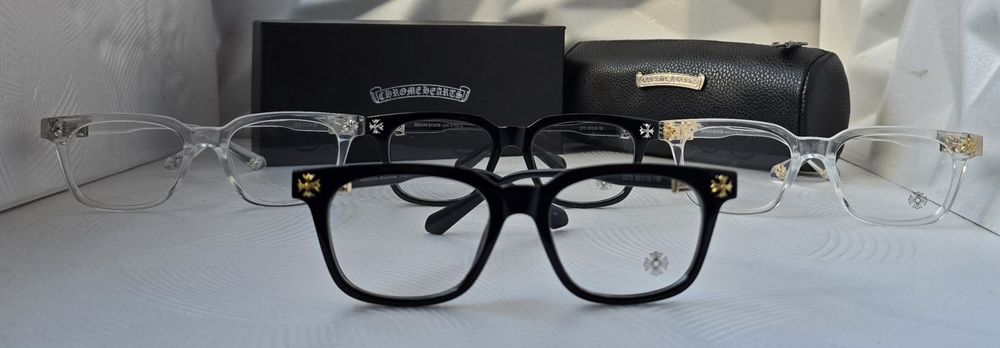 Очила за компютър Диоптрични рамки прозрачни слънчеви chrome hearts