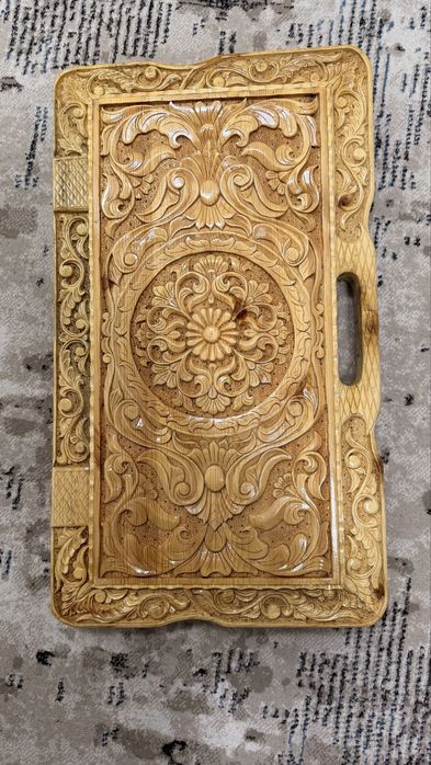 Нарды ручной работы с дерово сосна размер 80 см