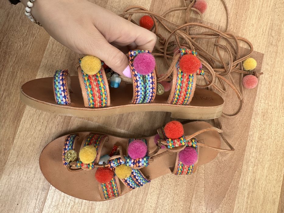 Sandale piele naturala dama