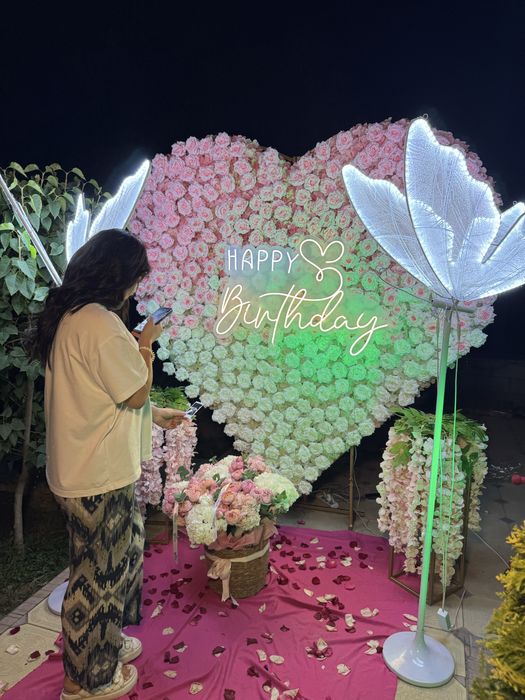 Новый арка Happy brithday Сердечко 3д