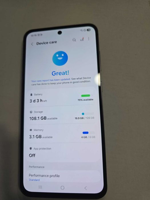***КАТО НОВ*** Samsung S24FE -128GB/KNOX OFF