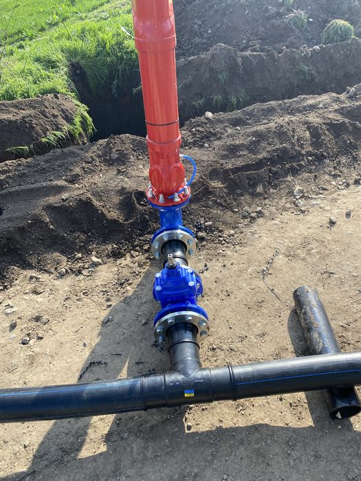 Executam lucrari sudura pehd cap la cap si electrofuziune