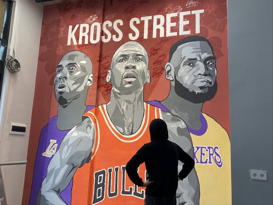 Художник, Роспись стен, граффити