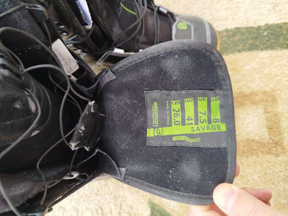 Продаются сноубордические ботинки Salomon Savage