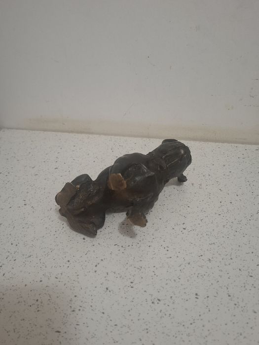 Statueta buldog bronz