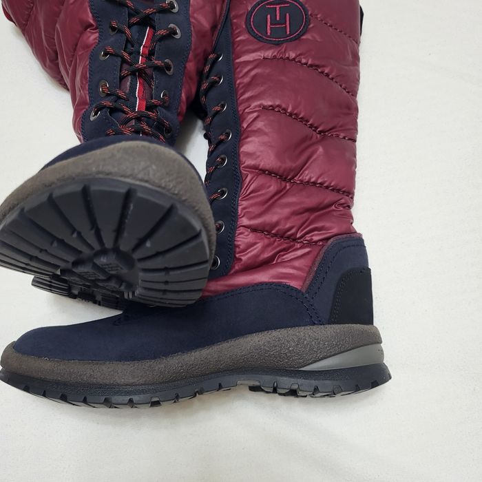 Cizme Tommy noi piele/fâș mărimea 37/38