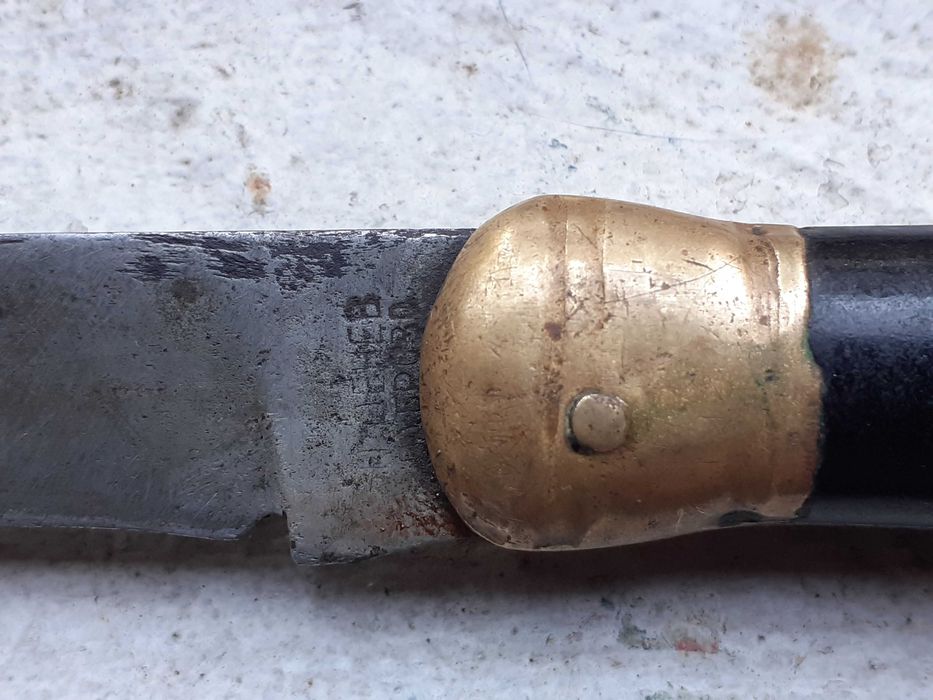 Стар джобен нож дамско краче Петко Денев Габрово