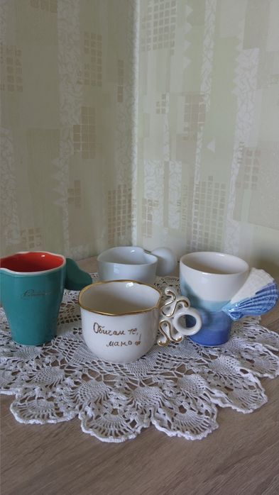 Керамични чаши, Ръчна изработка, Нови
