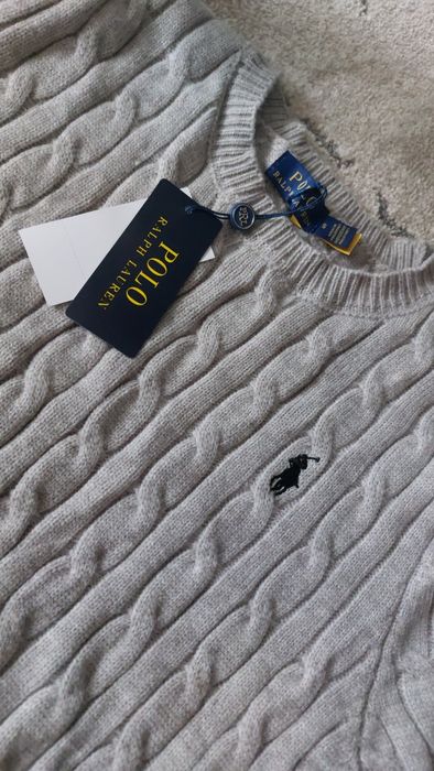 Pulover Ralph Lauren Gri S Y2k Old Money