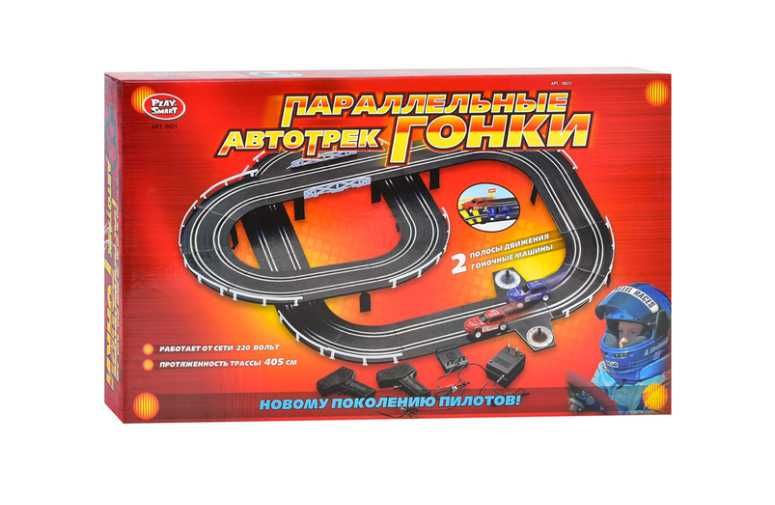 Игрушка Игровой параллельный гоночный трек. Доставка бесплатно