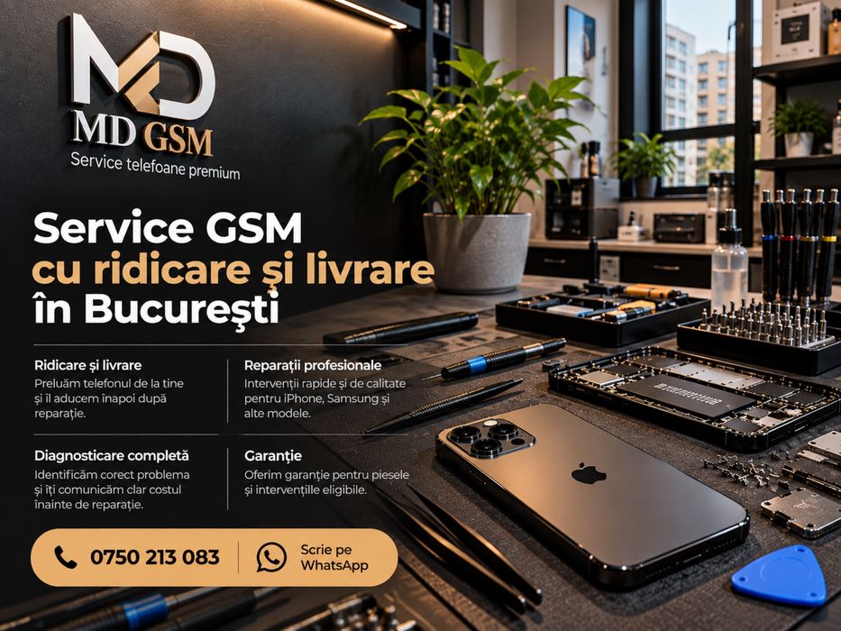 Service GSM București – Reparații Telefoane cu Ridicare și Livrare