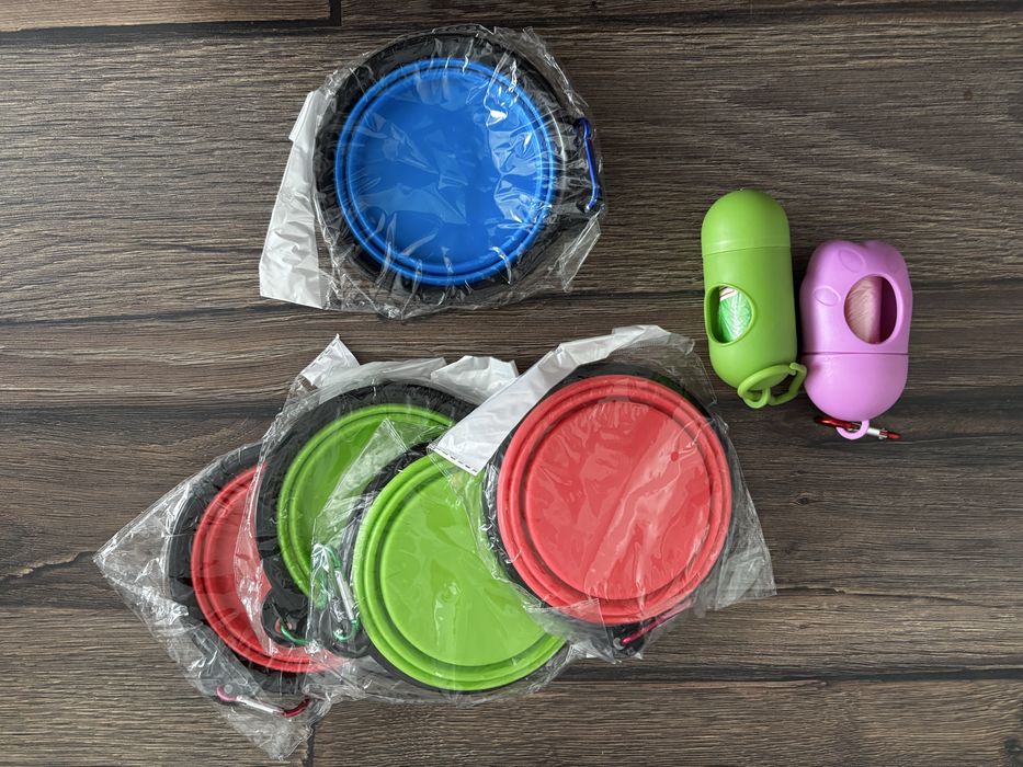 Сгъваема силиконова купа за вода + подарък