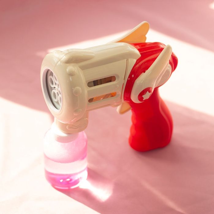 (Sf-12) "СУПЕР АКЦИЯ"  Пистолет генератор мыльных пузырей для детей