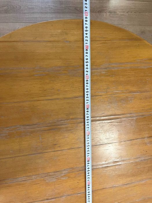 Трапезна маса масив овал разтегателна